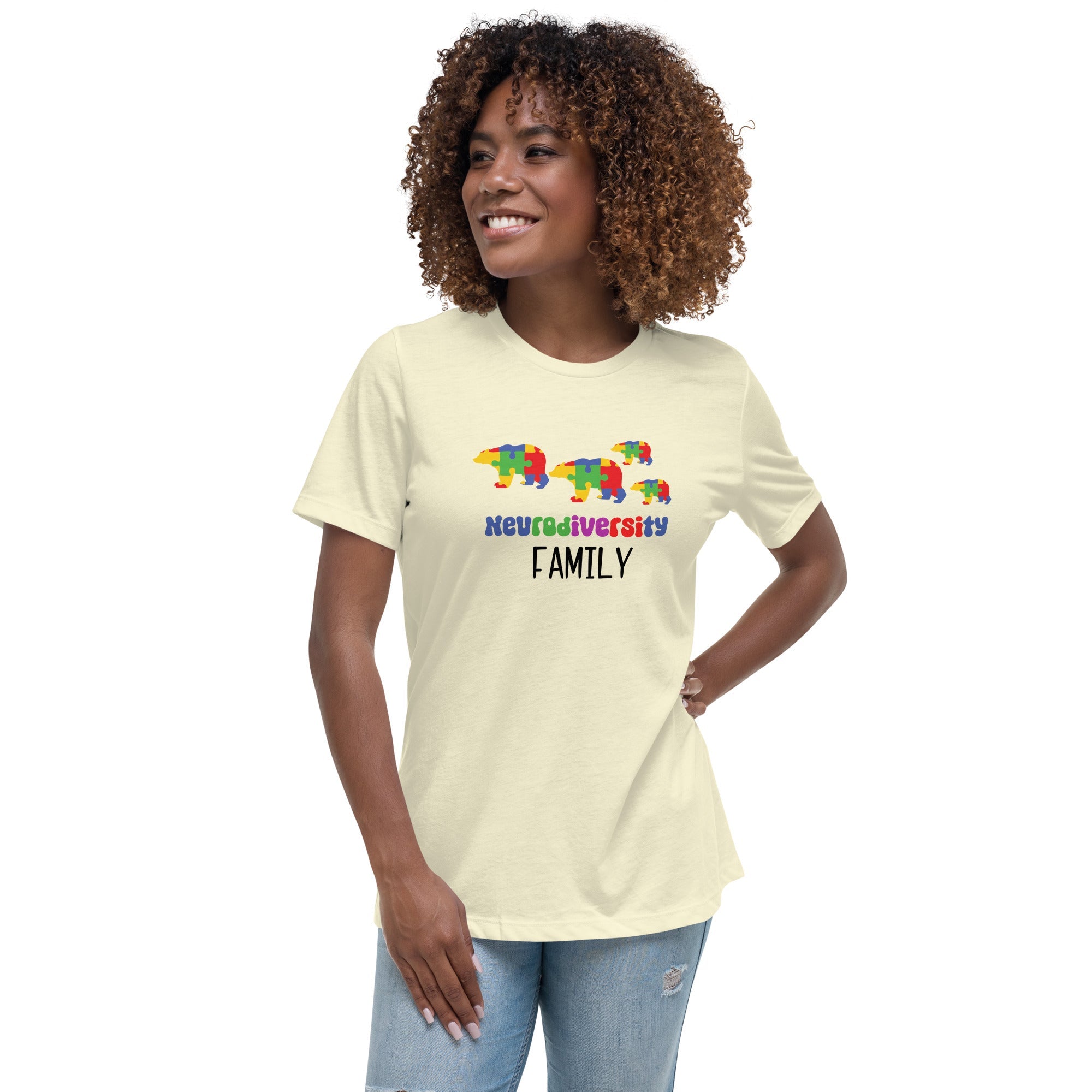 Women s Autism Family Custom T Shirt Graphic Tee