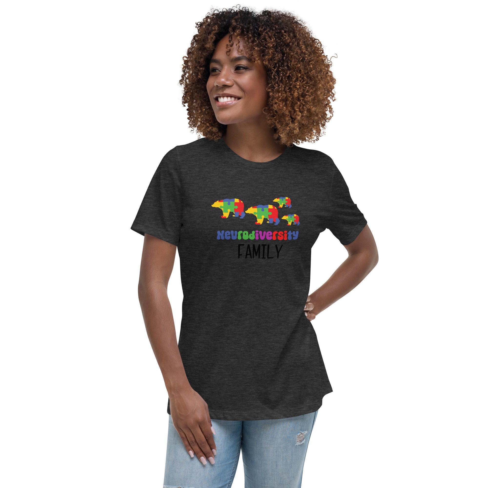 Women's Autism Family Custom T-Shirt - Kicks Shoelaces