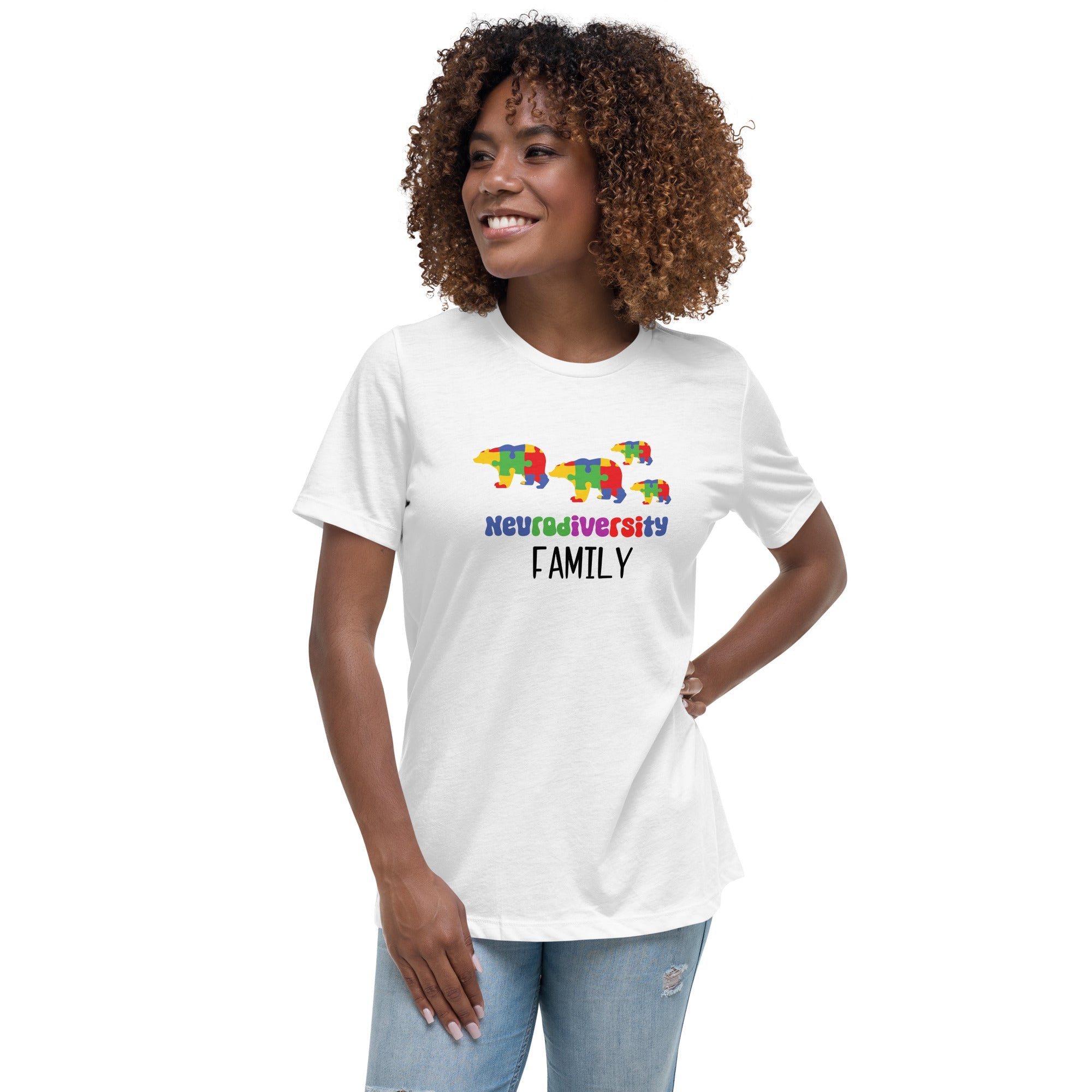 Women's Autism Family Custom T-Shirt - Kicks Shoelaces