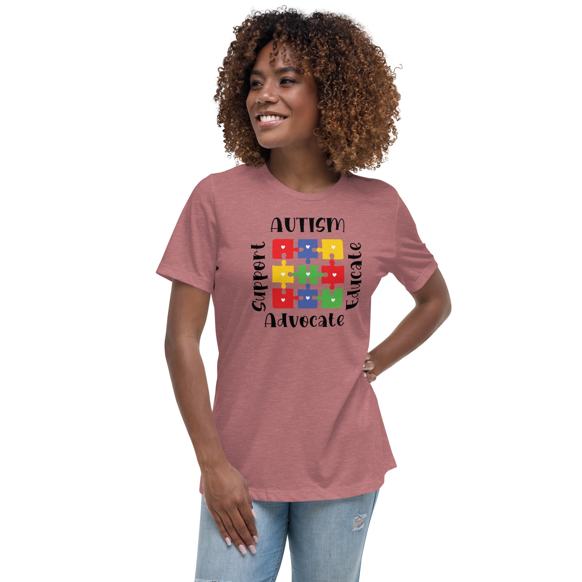 Womens Autism Support Custom T-Shirt - Kicks Shoelaces