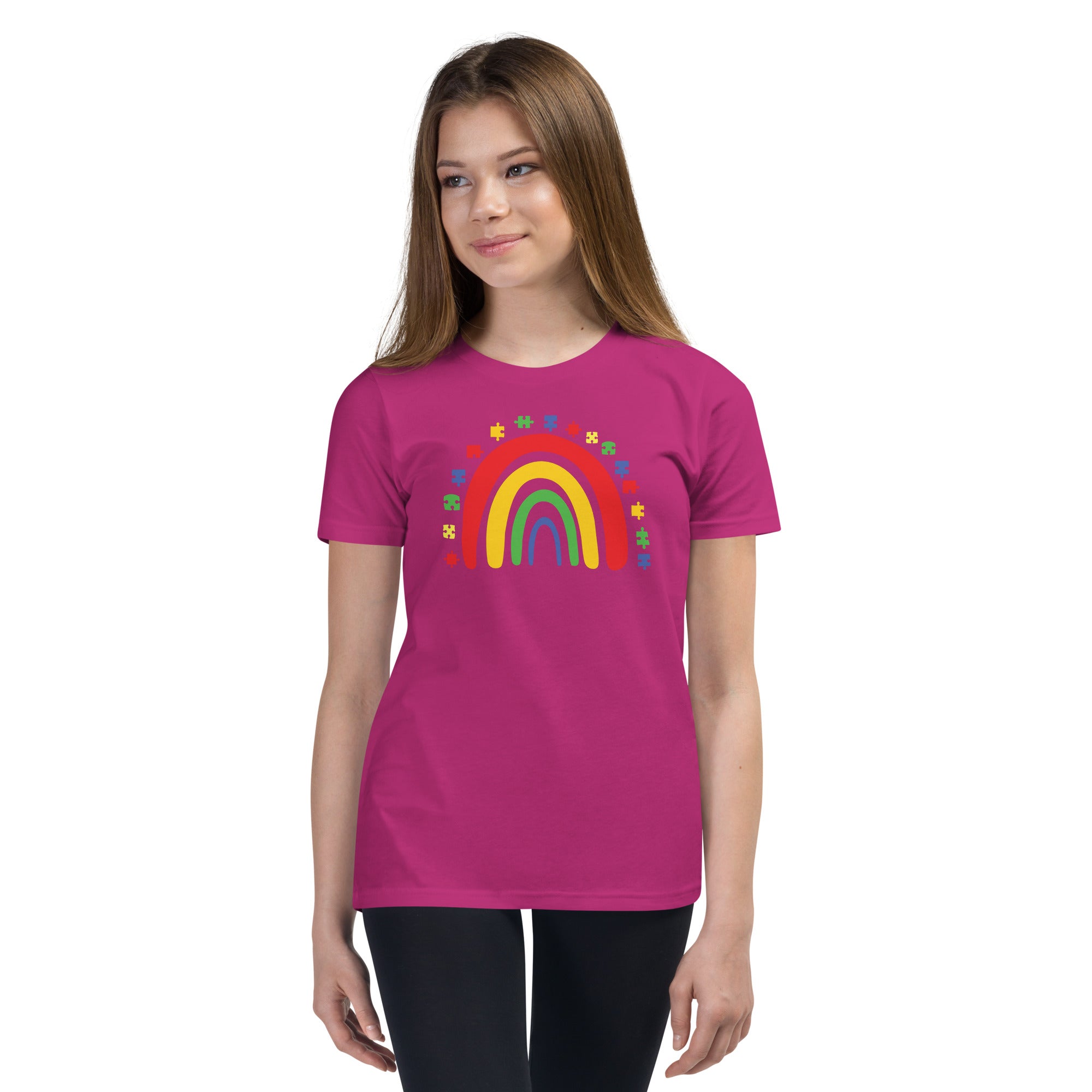 Autism Rainbow Youth Graphic Tees
