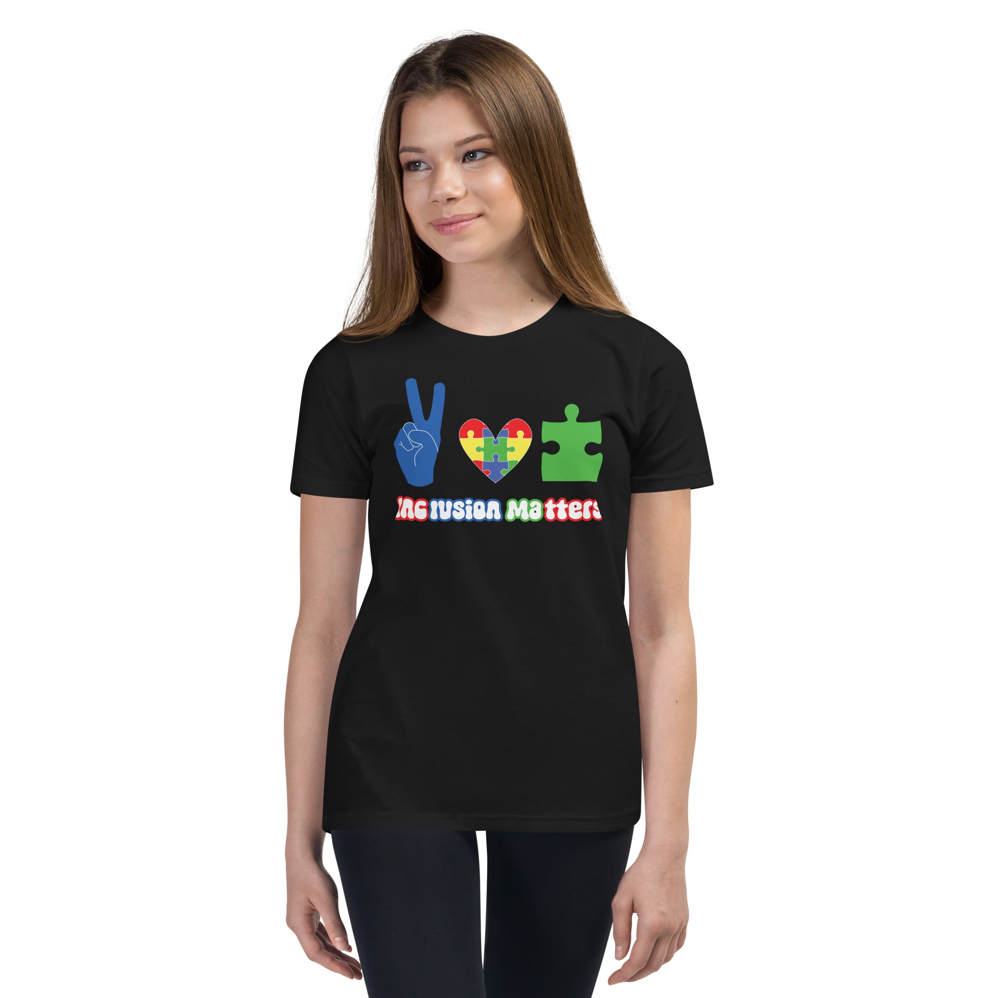 Autism Peace Youth Graphic Tees