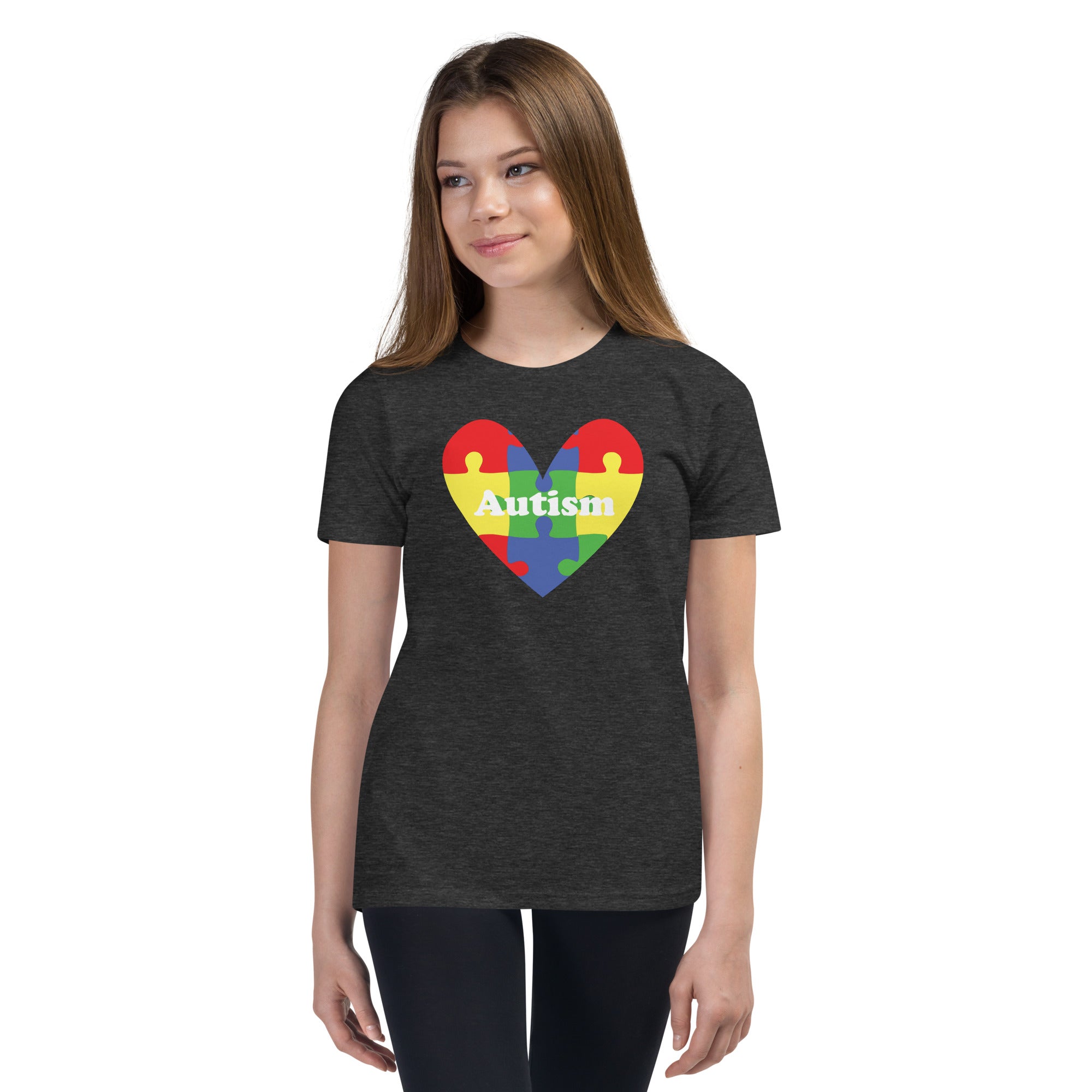 Autism Heart Youth Graphic Tees