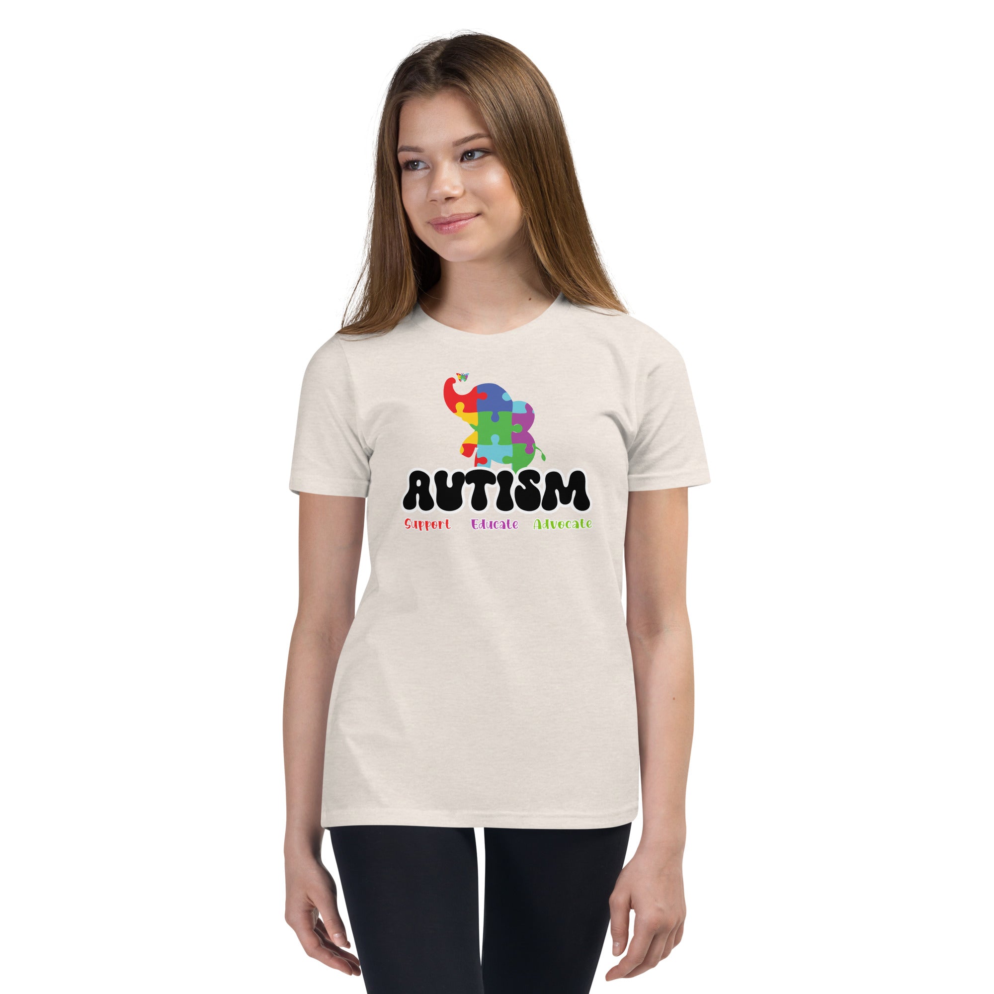 Autism Elephant Youth Graphic Tees