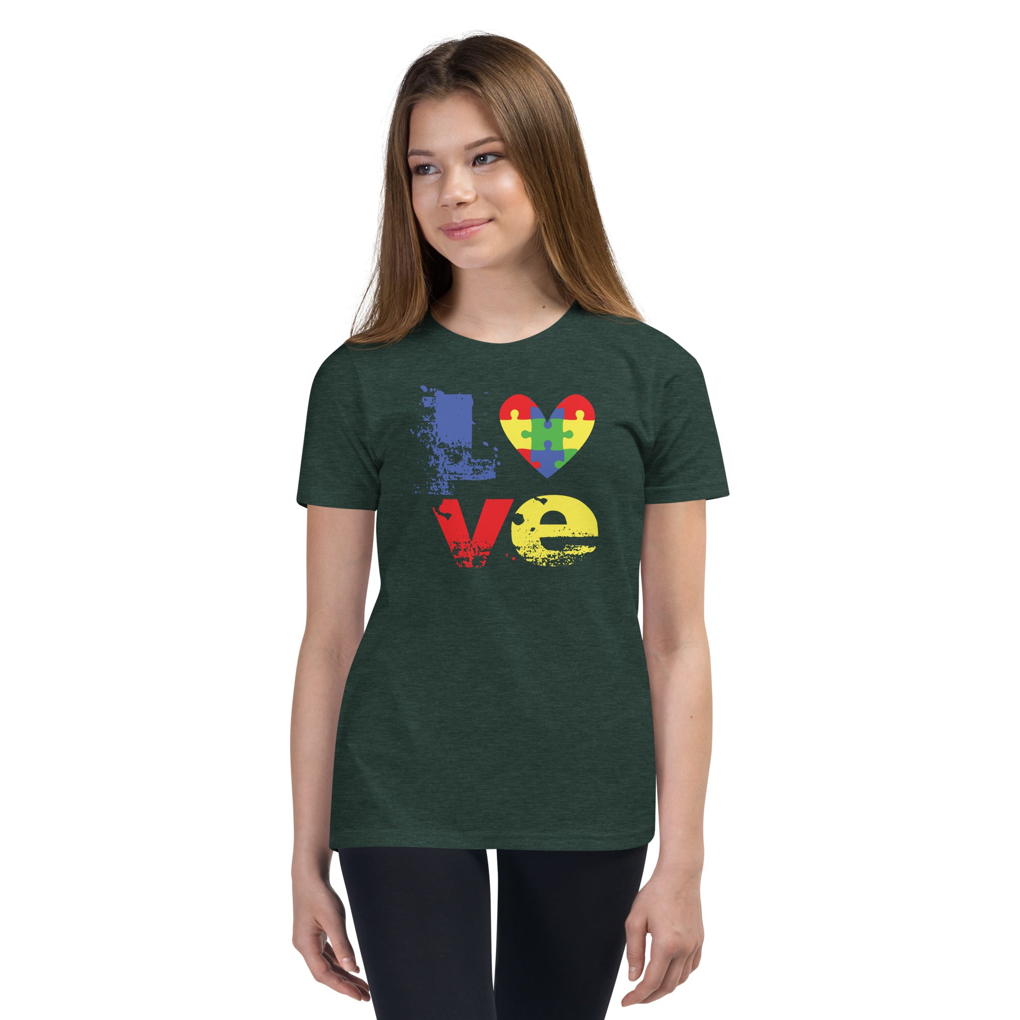 Autism Love Youth Graphic Tees