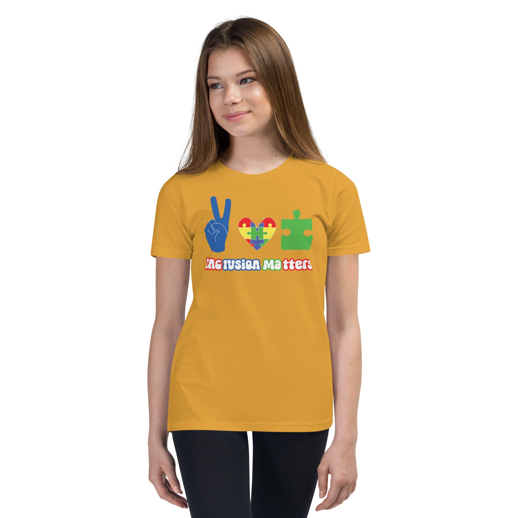 Autism Peace Youth Graphic Tees