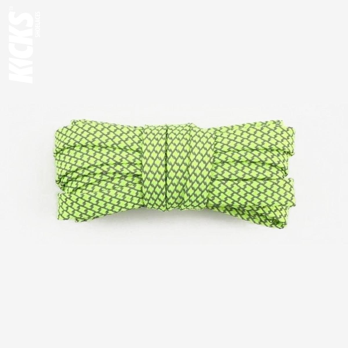 cool-flat-shoelaces-for-sneakers-in-green