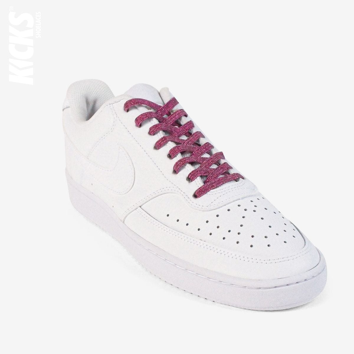 elastic-no-tie-shoelaces-with-rose-pink-laces-on-nike-white-sneakers