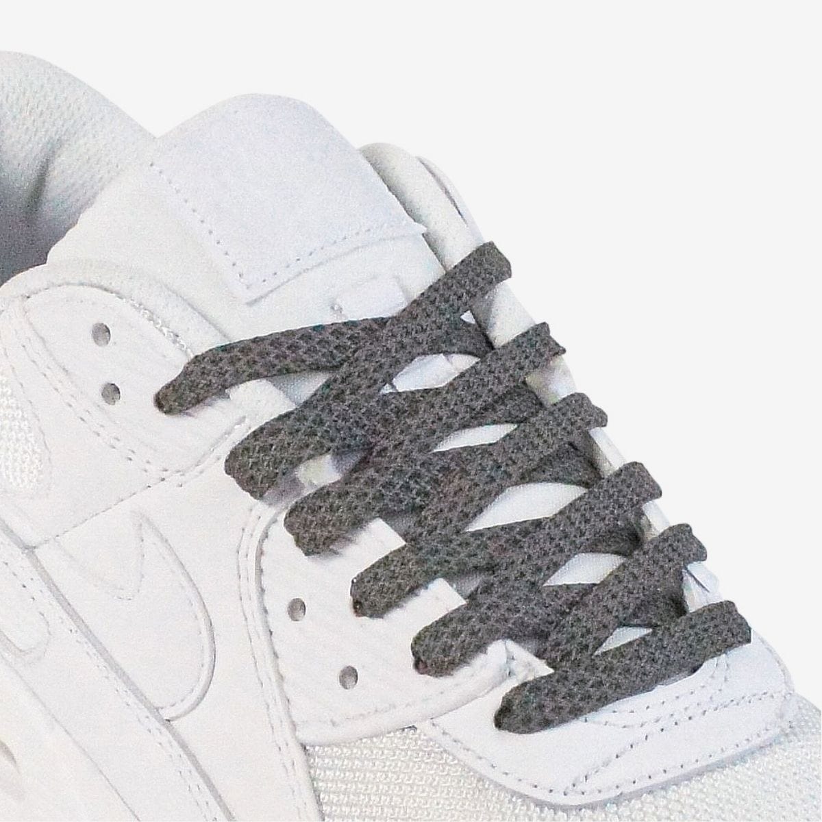 reflective-flat-shoelaces-in-dark-grey-suitable-for-popular-sneakers