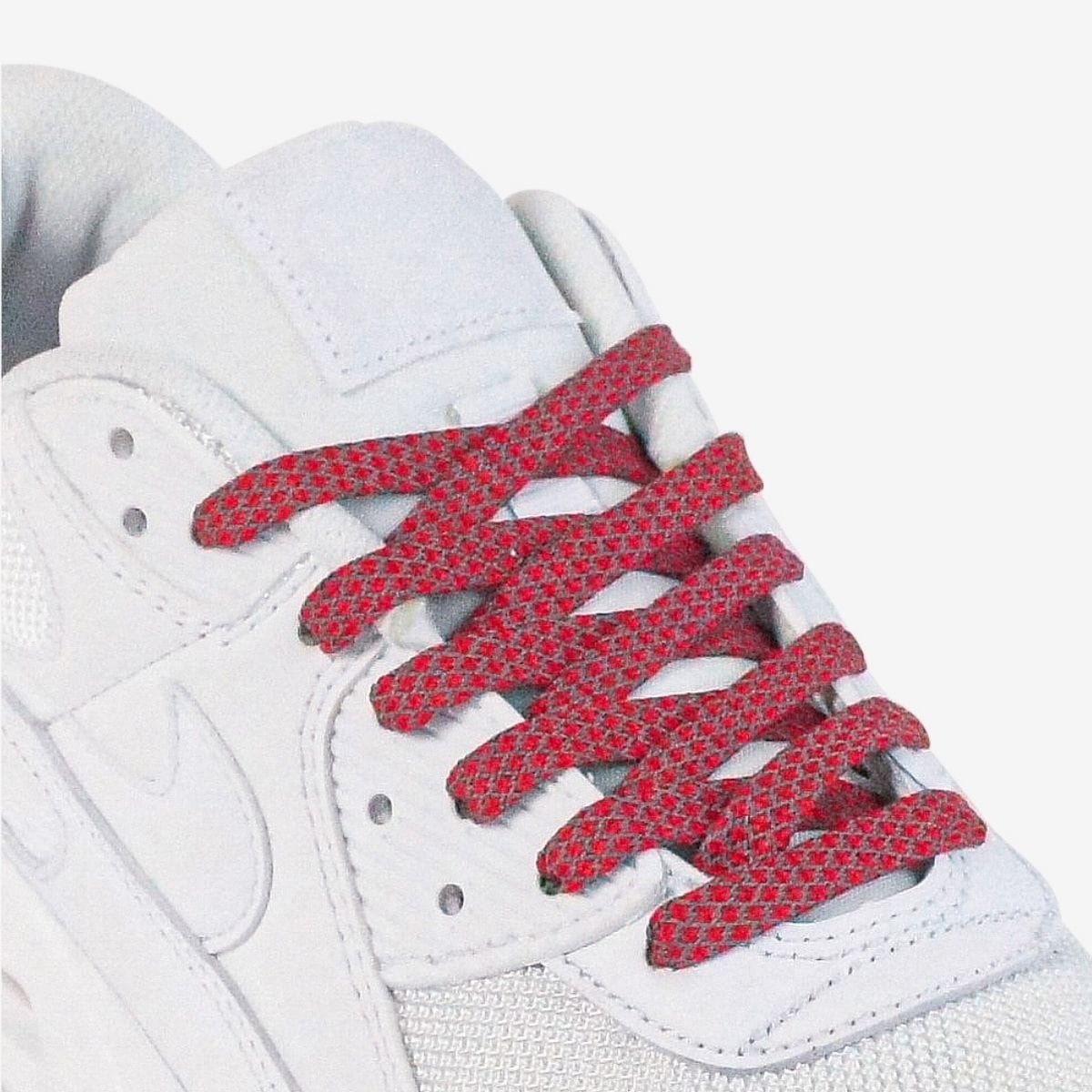 reflective-flat-shoelaces-in-red-suitable-for-popular-sneakers