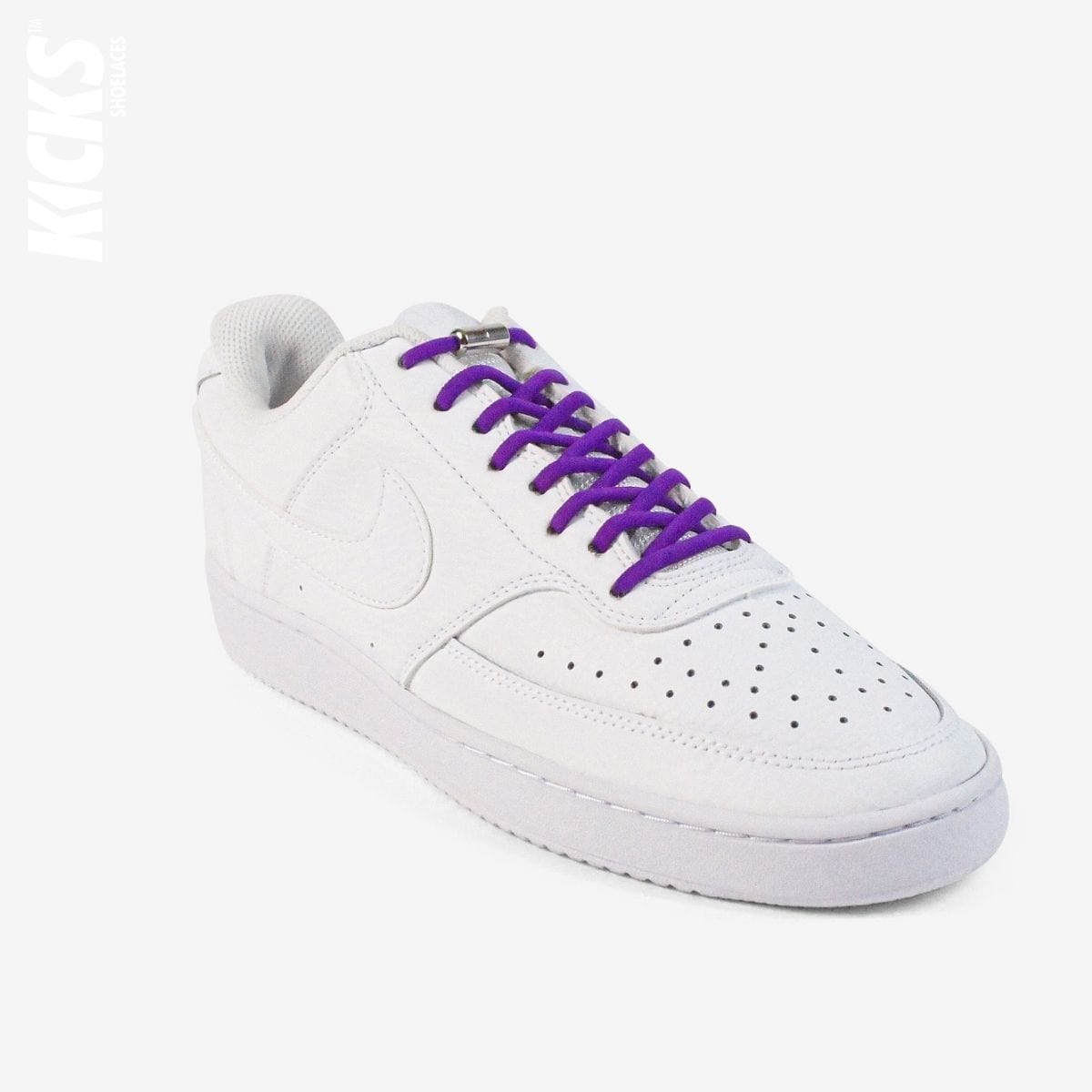 round-no-tie-shoelaces-with-purple-laces-on-nike-white-sneakers-by-kicks-shoelaces