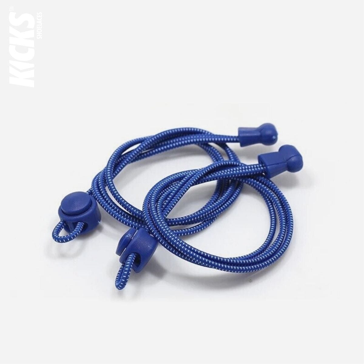 royal-blue-no-tie elastic-running-shoelaces-with-matching-lace-locks-by-kicks-shoelaces