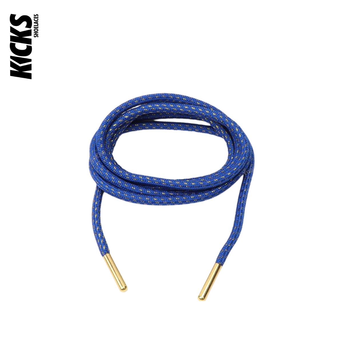 Round Shoelaces with Metal Aglets