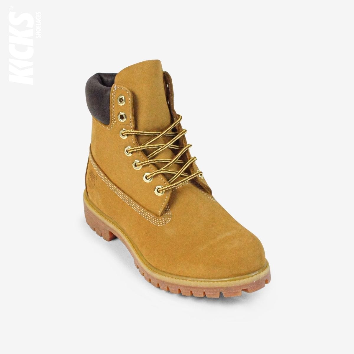 shoelaces-online-deep-brown-and-yellow-boot-laces-on-timberland-boots