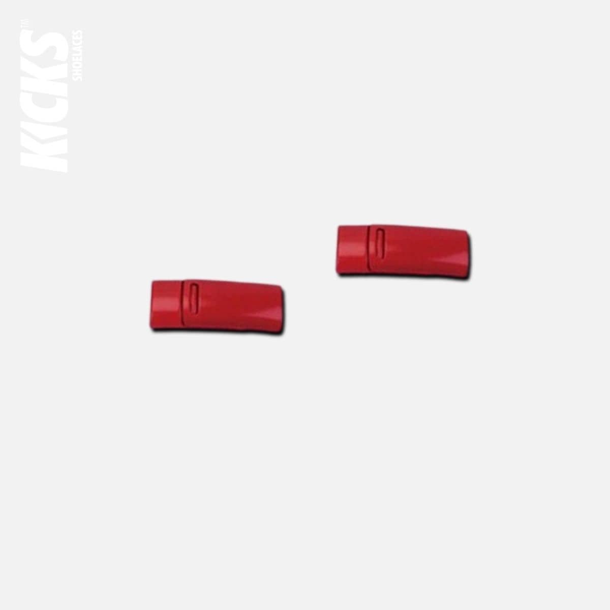 nike air max white sneakers Kicks Shoelaces shoelace-replacements Red Magnetic Shoelace Tips