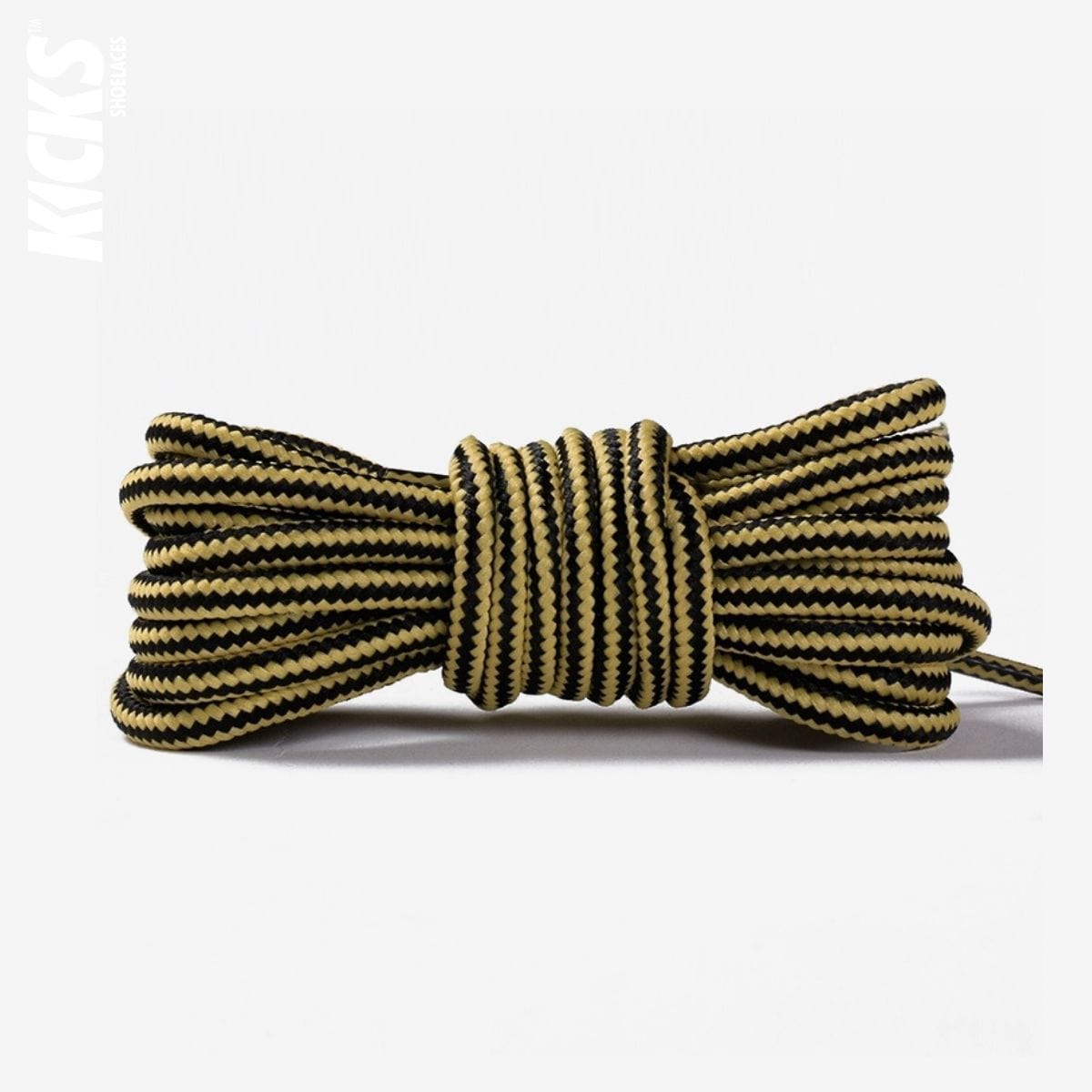 striped-two-color-shoelaces-for-casual-shoes-in-black-and-yellow