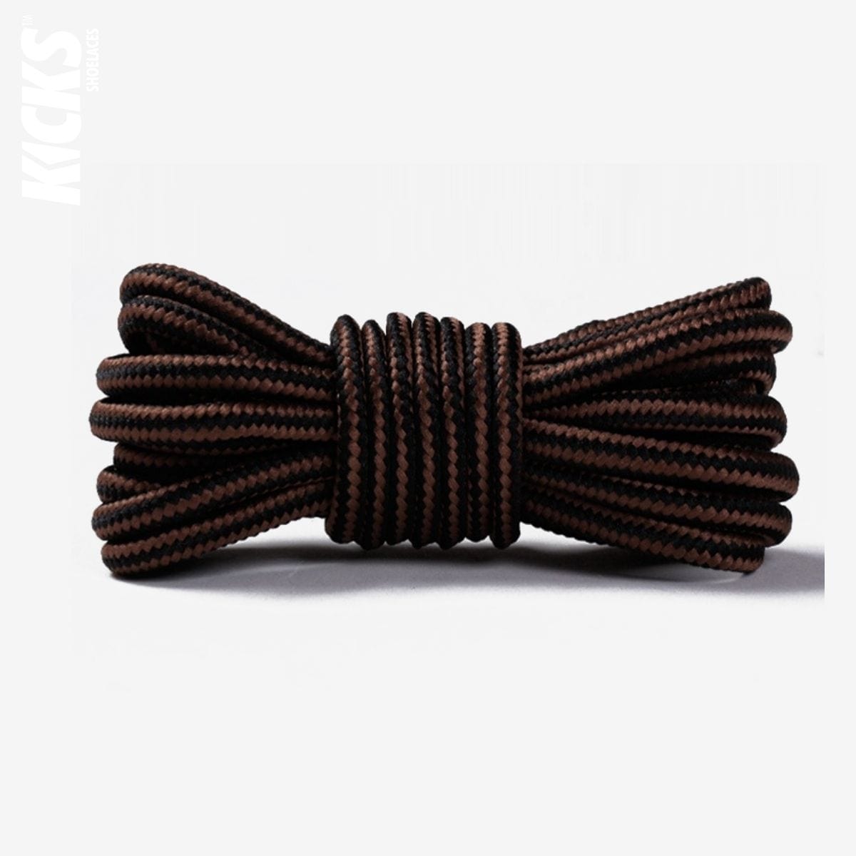 striped-two-color-shoelaces-for-casual-shoes-in-deep-brown-and-black