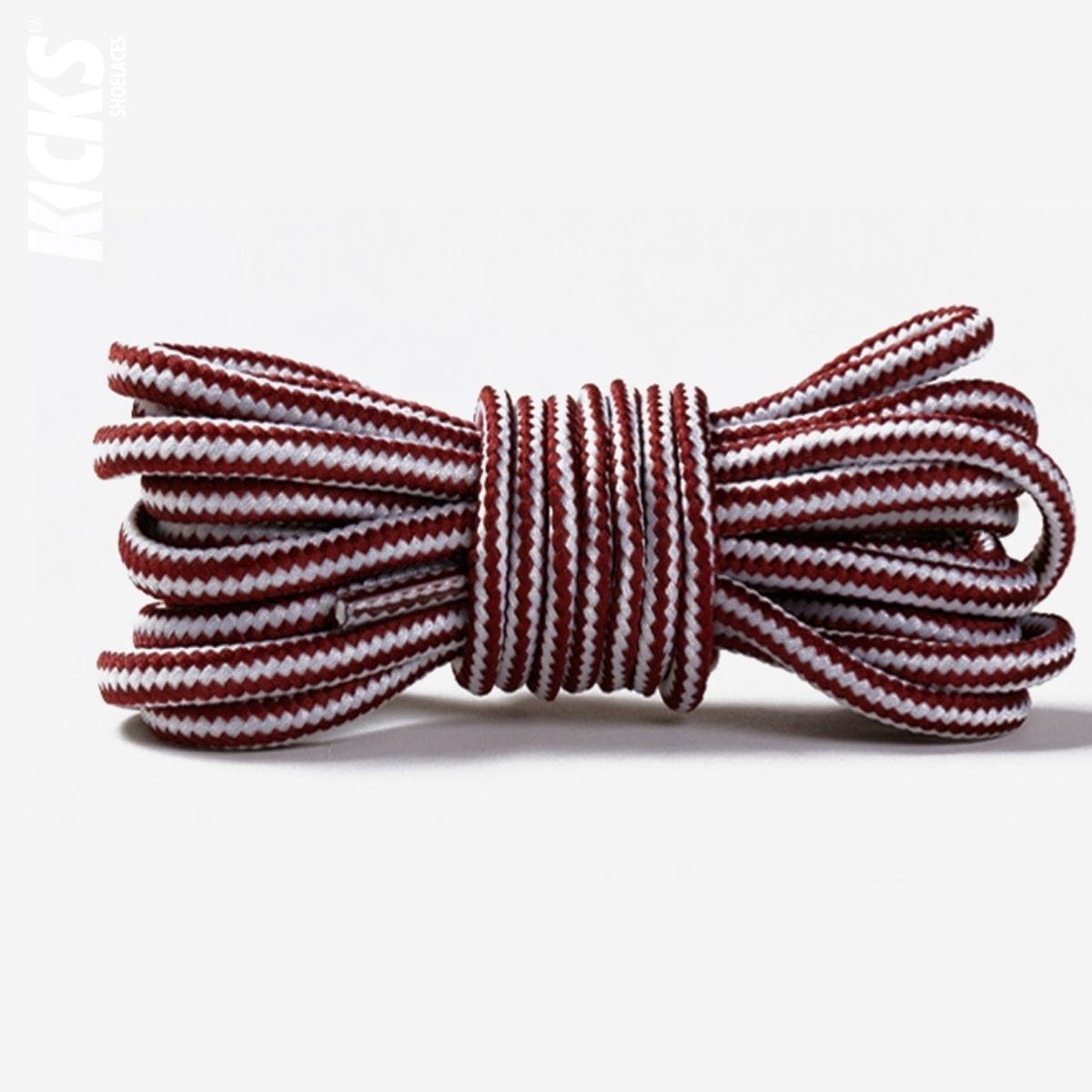 striped-two-color-shoelaces-for-casual-shoes-in-red-and-white