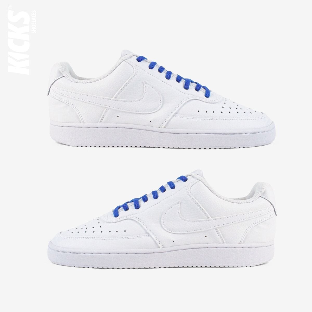 tieless-laces-with-royal-blue-laces-on-nike-white-sneakers-by-kicks-shoelaces